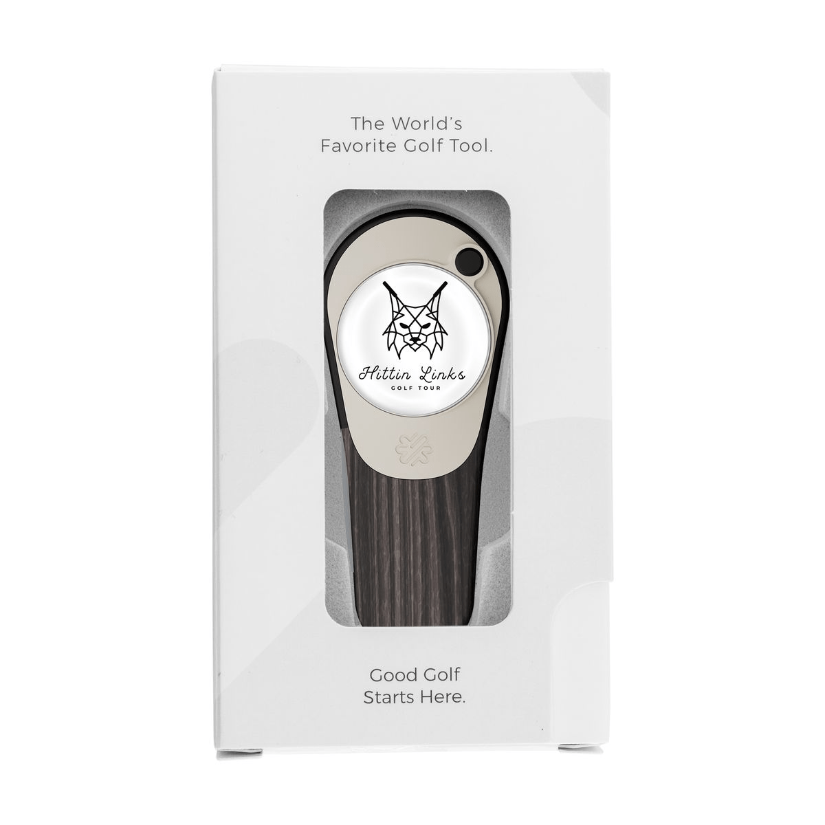 Pitchfix Accessories One Size / Black Ash Pitchfix - Woodie Golf Divot Repair Tool w/ Gift Box