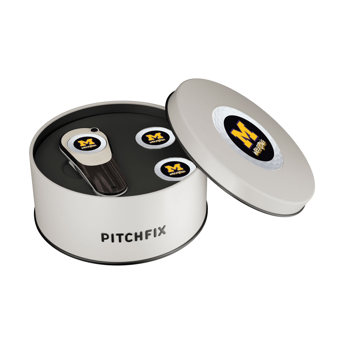 Pitchfix Accessories One Size / Black Ash Pitchfix - Woodie Golf Divot Tool Deluxe Gift Set