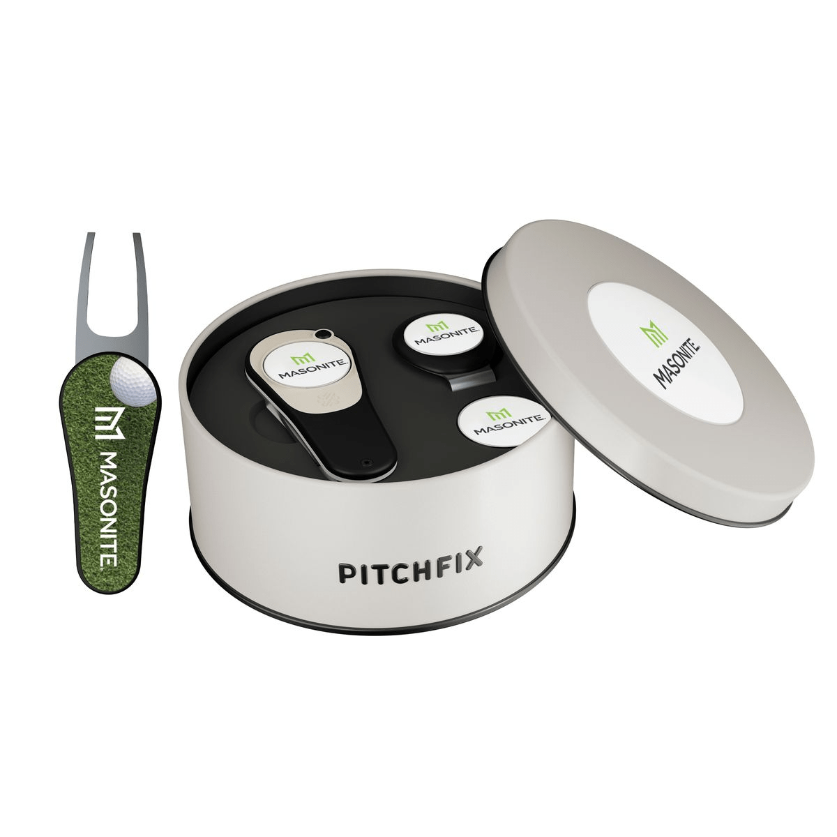Pitchfix Accessories One Size / Black Pitchfix - XL 2.5 Golf Divot Tool Deluxe Gift Set w/ Hat Clip