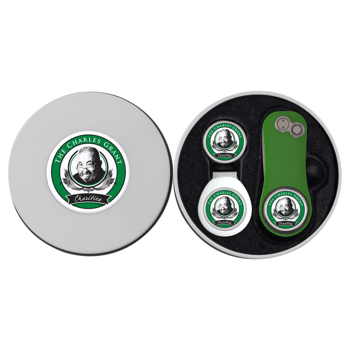 Pitchfix Accessories One Size / Green Pitchfix - Hybrid 2.0 Golf Divot Tool Deluxe Gift Set w/ Hat Clip