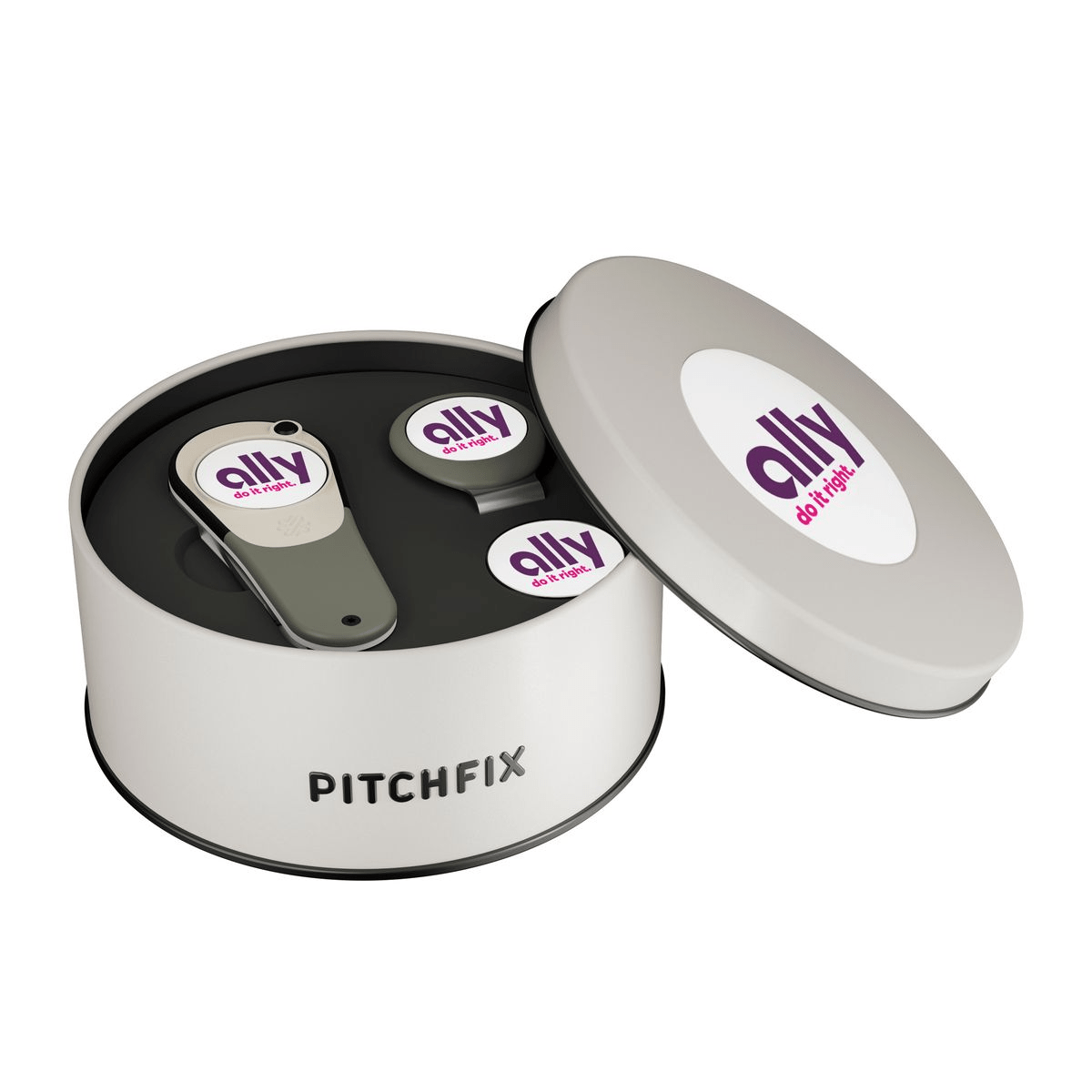 Pitchfix Accessories One Size / Gunmetal Pitchfix - Icon Golf Divot Tool Deluxe Gift Set w/ Hat Clip