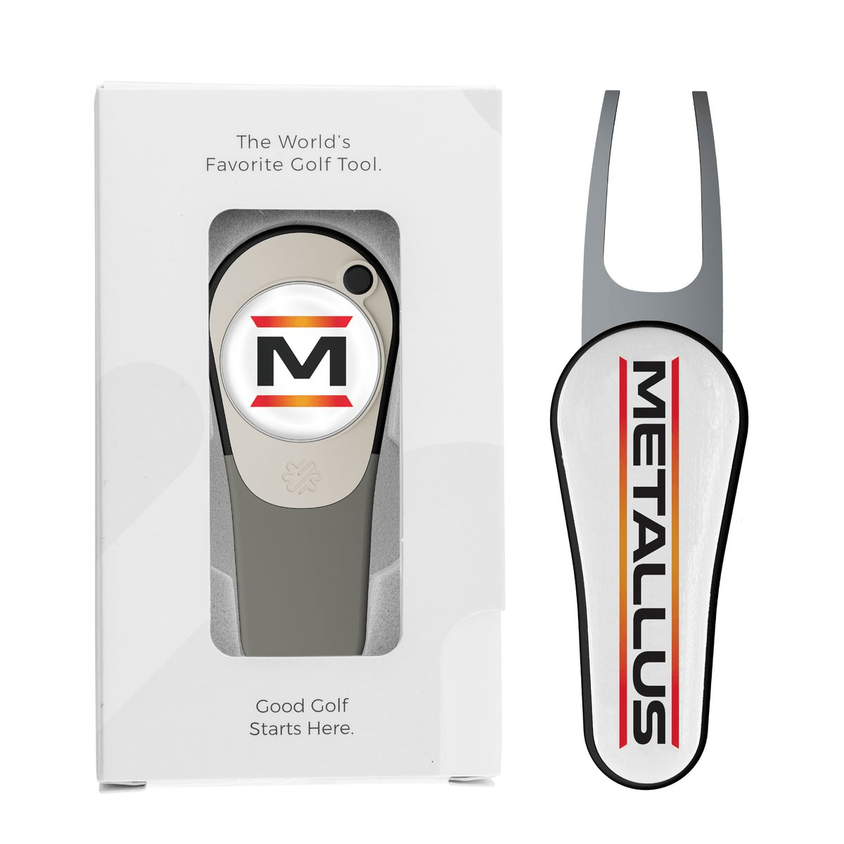 Pitchfix Accessories One Size / Gunmetal Pitchfix - XL 2.5 Golf Divot Repair Tool w/ Gift Box