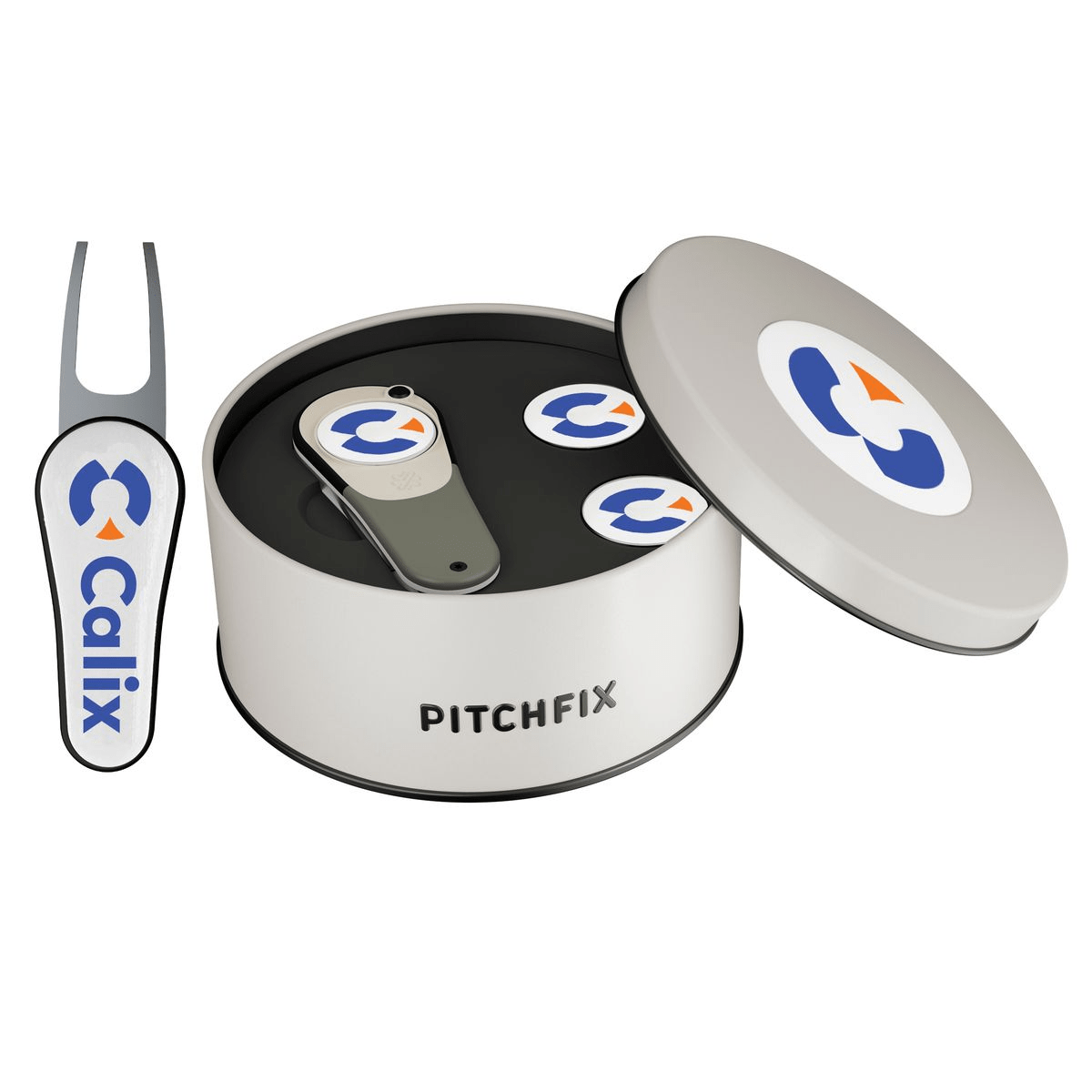 Pitchfix Accessories One Size / Gunmetal Pitchfix - XL 2.5 Golf Divot Tool Deluxe Gift Set