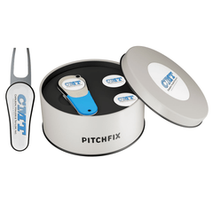 Pitchfix Accessories One Size / Ibixa Blue Pitchfix - XL 2.5 Golf Divot Tool Deluxe Gift Set
