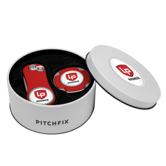 Pitchfix Accessories One Size / Red Pitchfix - Hybrid 2.0 Golf Divot Tool Deluxe Gift Set w/ Multimarker Chip