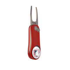 Pitchfix Accessories One Size / Red Pitchfix - Hybrid 2.0 Golf Divot Tool w/ Custom Ball Marker
