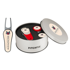 Pitchfix Accessories One Size / Red Pitchfix - XL 2.5 Golf Divot Tool Deluxe Gift Set w/ Hat Clip