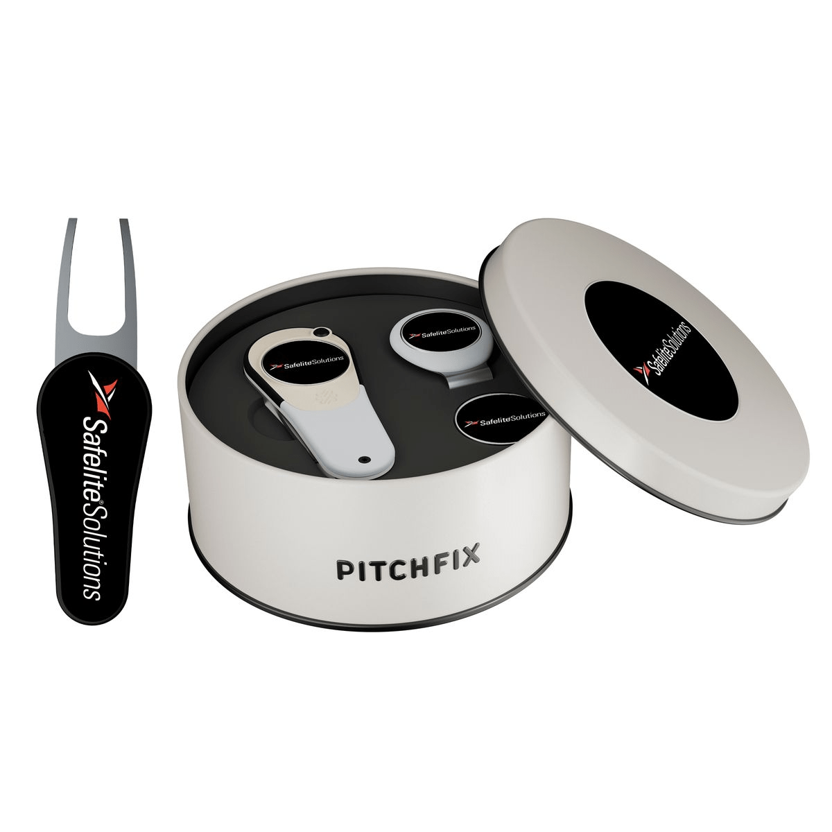 Pitchfix Accessories One Size / White Pitchfix - XL 2.5 Golf Divot Tool Deluxe Gift Set w/ Hat Clip