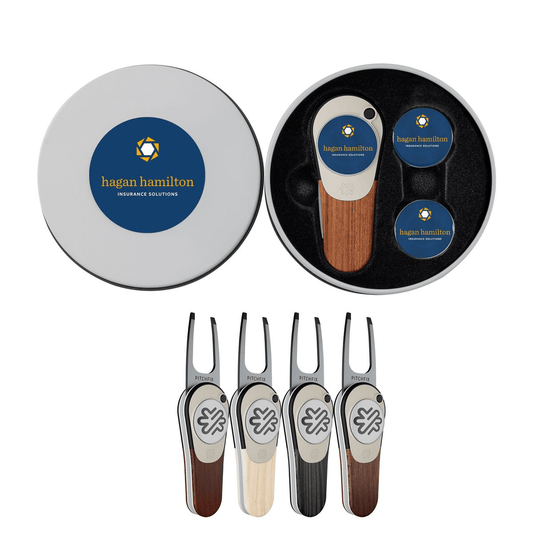 Pitchfix Accessories Pitchfix - Woodie Golf Divot Tool Deluxe Gift Set