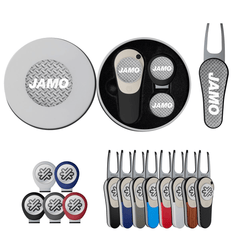 Pitchfix Accessories Pitchfix - XL 2.5 Golf Divot Tool Deluxe Gift Set w/ Hat Clip