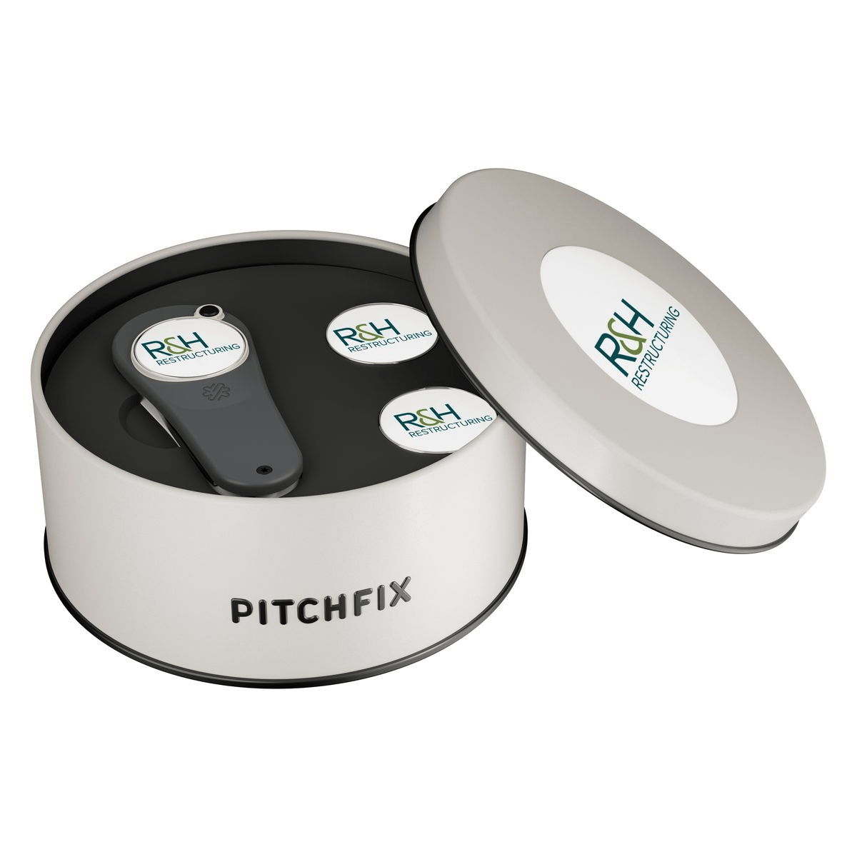 Pitchfix Golf Accessories One Size / Gunmetal Pitchfix - Original 2.0 Golf Divot Repair Tool Deluxe Gift Set