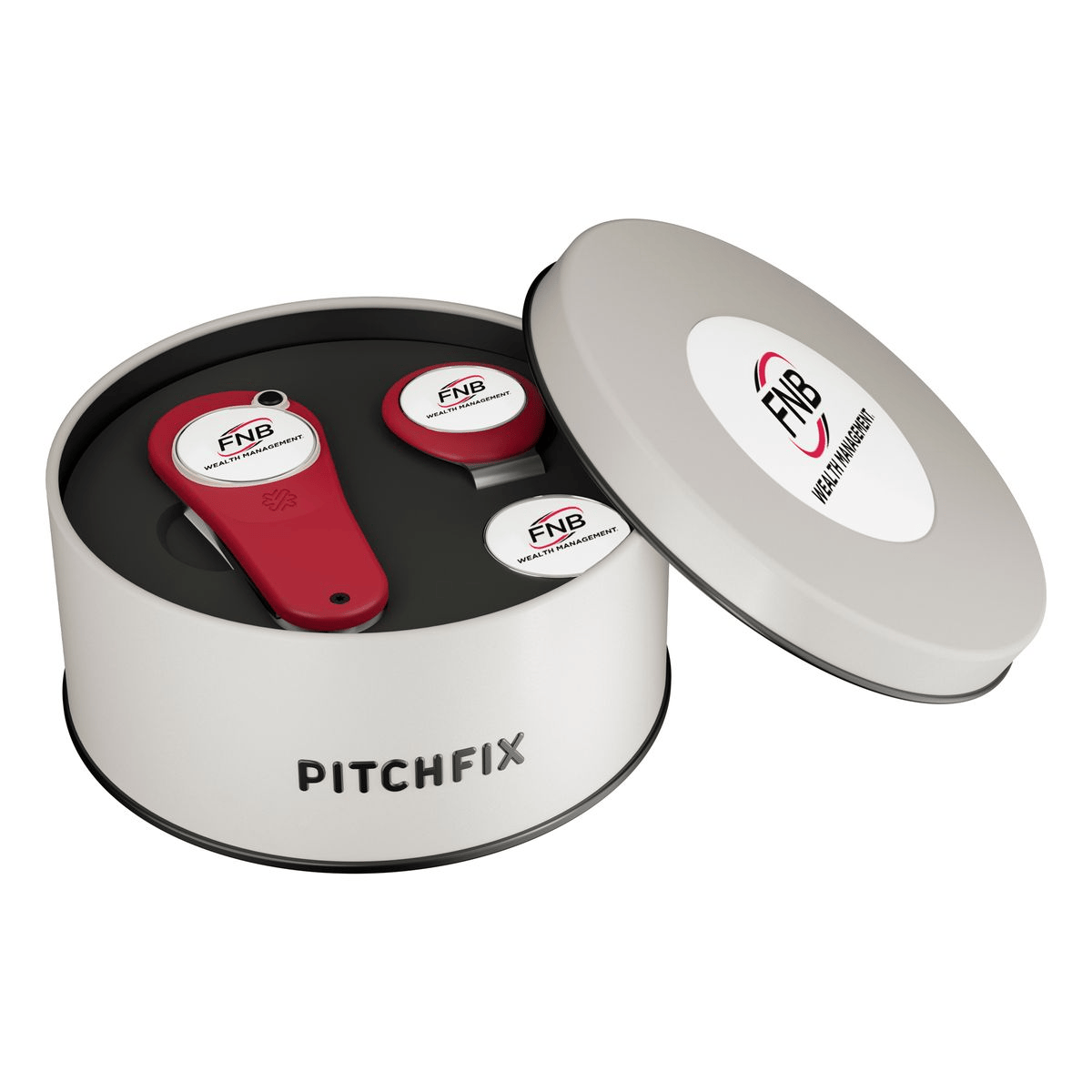 Pitchfix Golf Accessories One Size / Red Pitchfix - Original 2.0 Golf Divot Repair Tool Deluxe Gift Set w/ Hat Clip