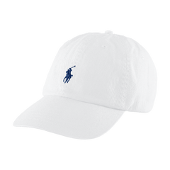 Polo Ralph Lauren Headwear One Size / White Polo Ralph Lauren - Cotton Chino Baseball Cap