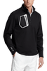 Polo Ralph Lauren Layering S / Polo Black Polo Ralph Lauren - Brushed Back Tech Jersey 1/4-Zip w/ Reflective Pocket