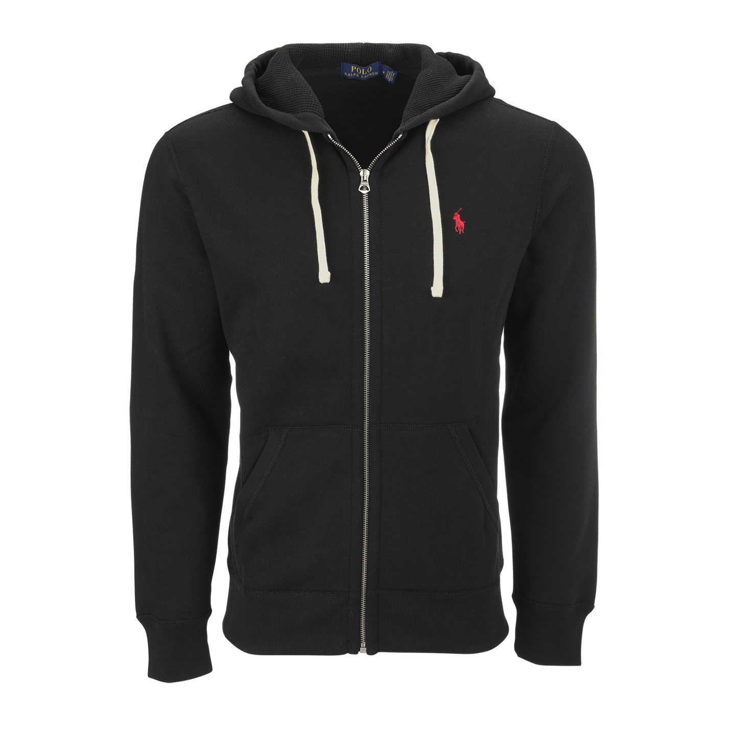 Polo Ralph Lauren Sweatshirts S / Polo Black Polo Ralph Lauren - Cotton-Blend-Fleece Hoodie