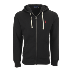 Polo Ralph Lauren Sweatshirts S / Polo Black Polo Ralph Lauren - Cotton-Blend-Fleece Hoodie