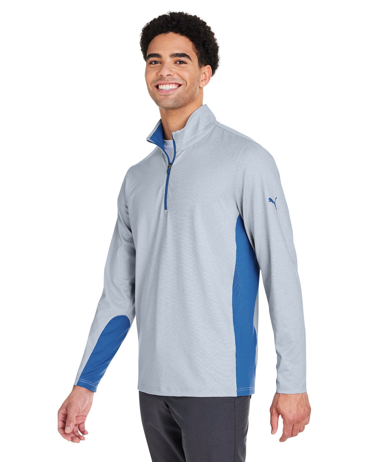 Puma Golf Layering Puma - Men's Mesa Stripe Quarter-Zip