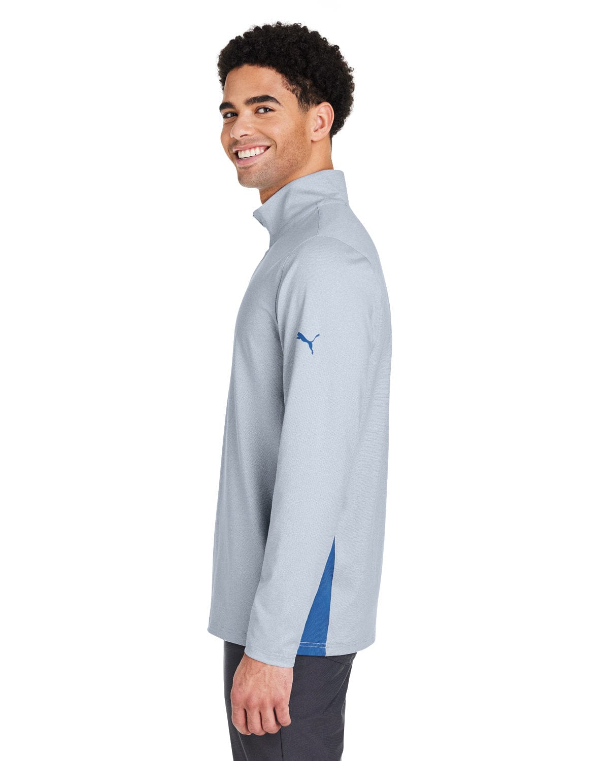Puma Golf Layering Puma - Men's Mesa Stripe Quarter-Zip