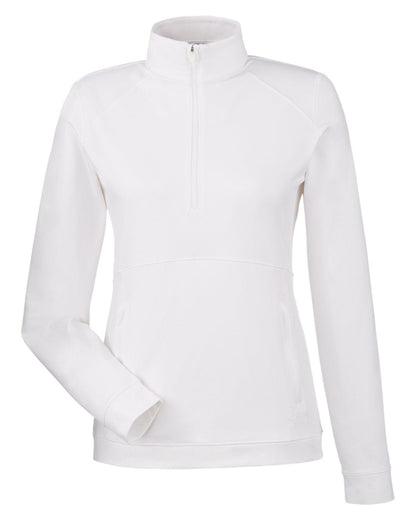 Puma Golf Layering S / Bright White Puma - Women's Cloudspun Rockaway Quarter-Zip
