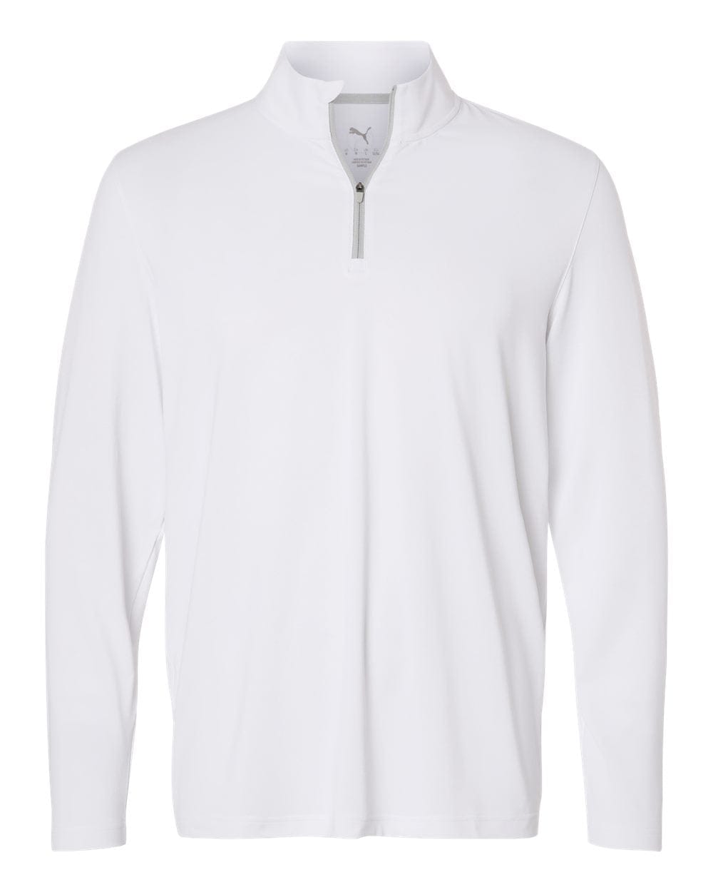Puma Golf Layering S / White Glow Puma - Men's Icon Quarter-Zip 2.0