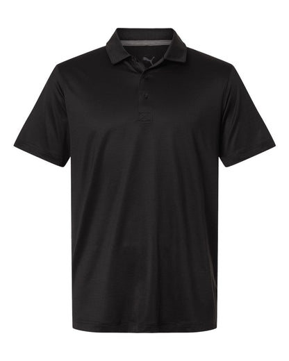 Puma Golf Polos S / Puma Black Heather Puma - Men's Icon Heather Polo 2.0