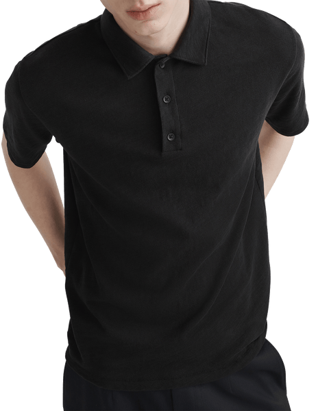 rag & bone Polos XS / Black rag & bone - Men's Classic Flame Polo