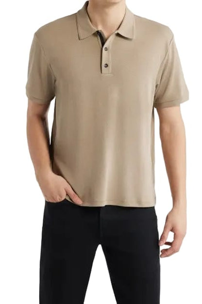 rag & bone Polos XS / Wing Grey rag & bone - Men's Slim Polo in Tech Pique
