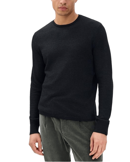 rag & bone Sweaters Black / S rag & bone - Men's Gregory Crewneck Sweater
