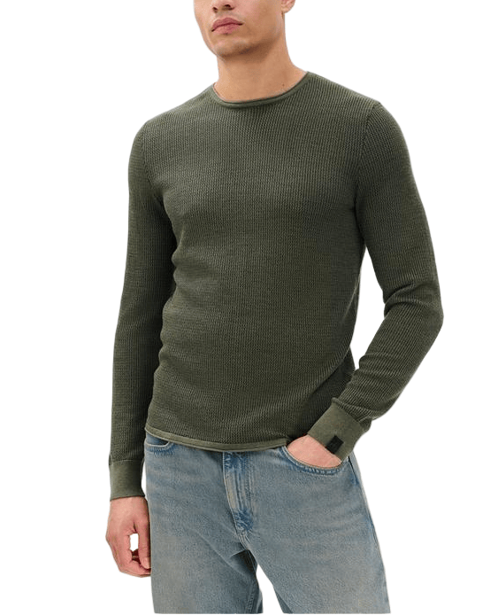 rag & bone Sweaters Dark Green / S rag & bone - Men's Gregory Crewneck Sweater