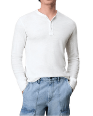 rag & bone T-shirts XS / White rag & bone - Men's Classic Henley