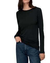 rag & bone T-shirts XXS / Black rag & bone - Women's The Slub Long Sleeve Tee