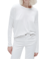 rag & bone T-shirts XXS / White rag & bone - Women's The Knit Long Sleeve Tee