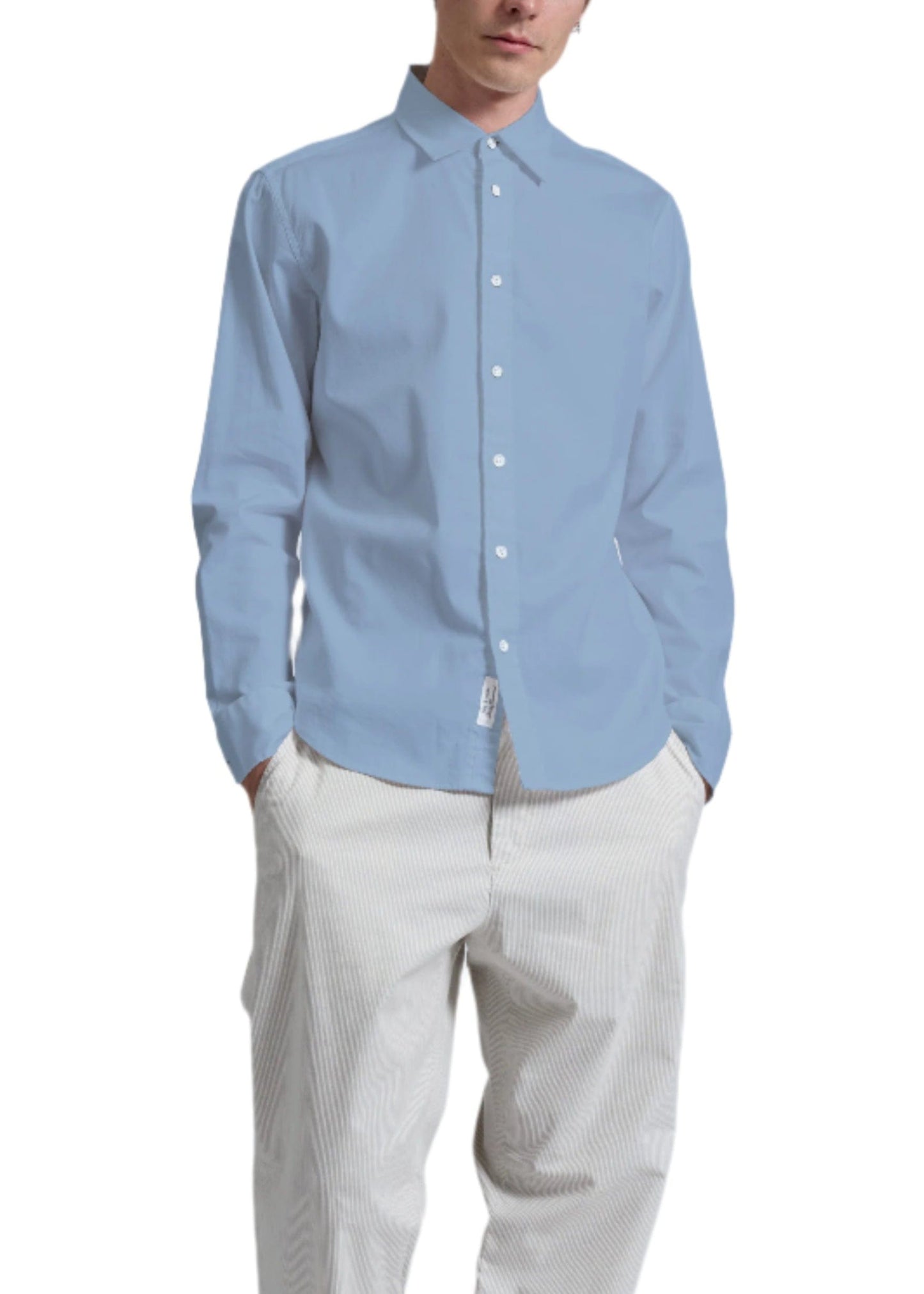 rag & bone Woven Shirts XS / Powder Blue rag & bone - Men's Tomlin Stretch Dobby Shirt