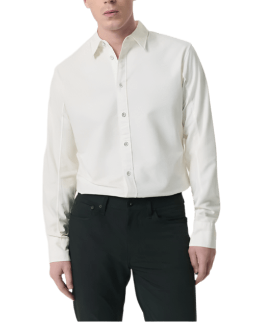 rag & bone Woven Shirts XS / White rag & bone - Men's Tomlin Stretch Dobby Shirt