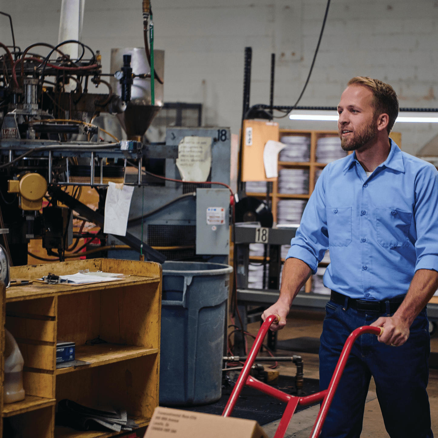 Red Kap Workwear Only Red Kap - Industrial Long Sleeve Work Shirt