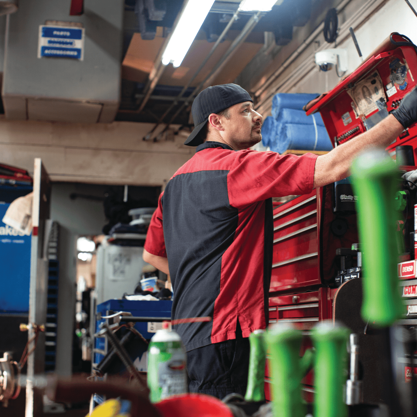 Red Kap Workwear Only Red Kap - Short Sleeve Automotive Crew Shirt