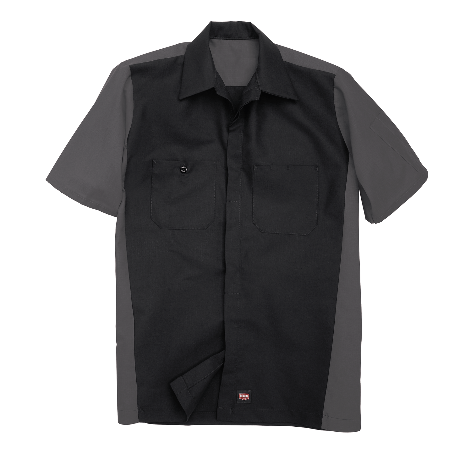 Red Kap Workwear Only S / Black/Charcoal Red Kap - Short Sleeve Automotive Crew Shirt