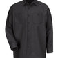Red Kap Workwear Only S / Black Red Kap - Industrial Long Sleeve Work Shirt