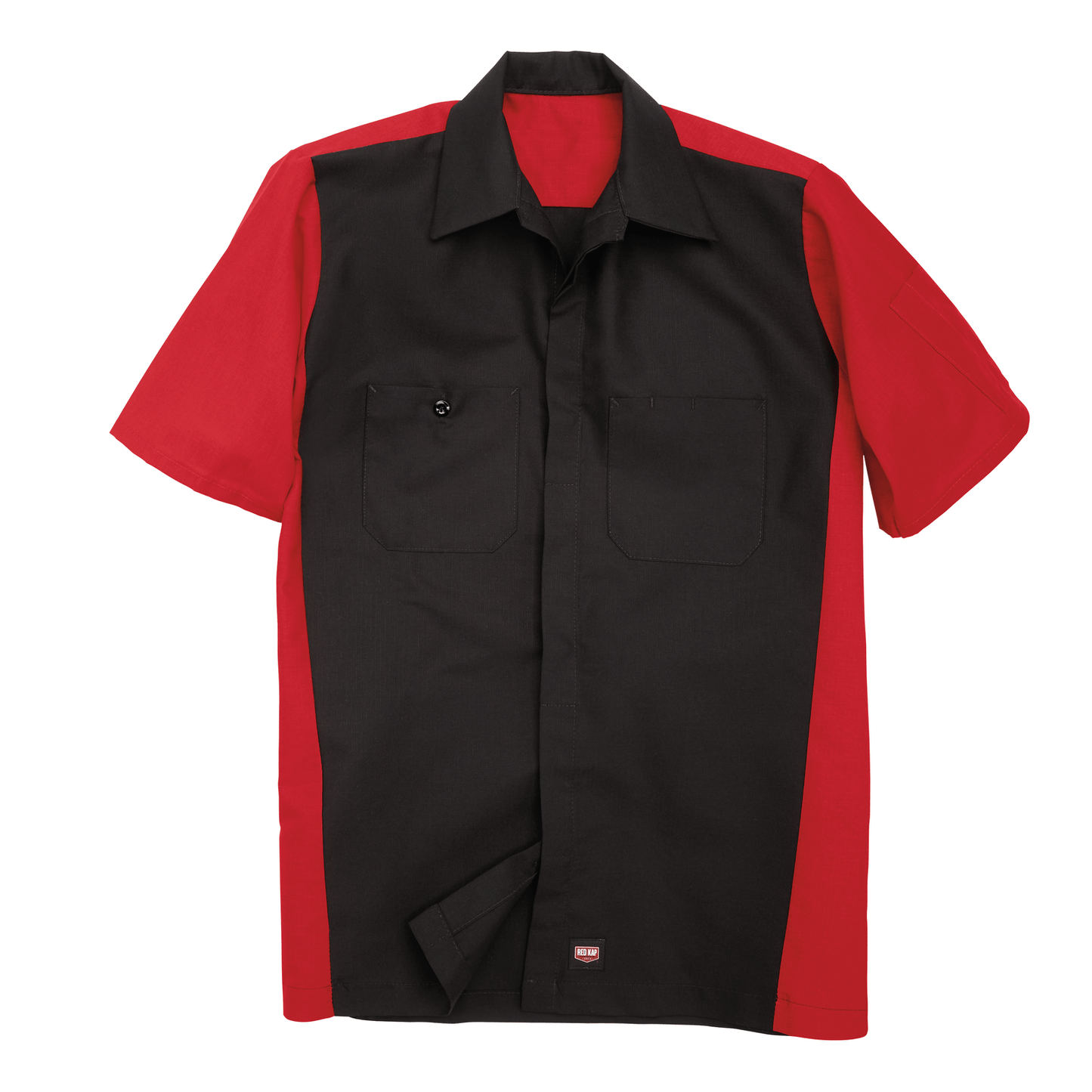 Red Kap Workwear Only S / Black/Red Red Kap - Short Sleeve Automotive Crew Shirt