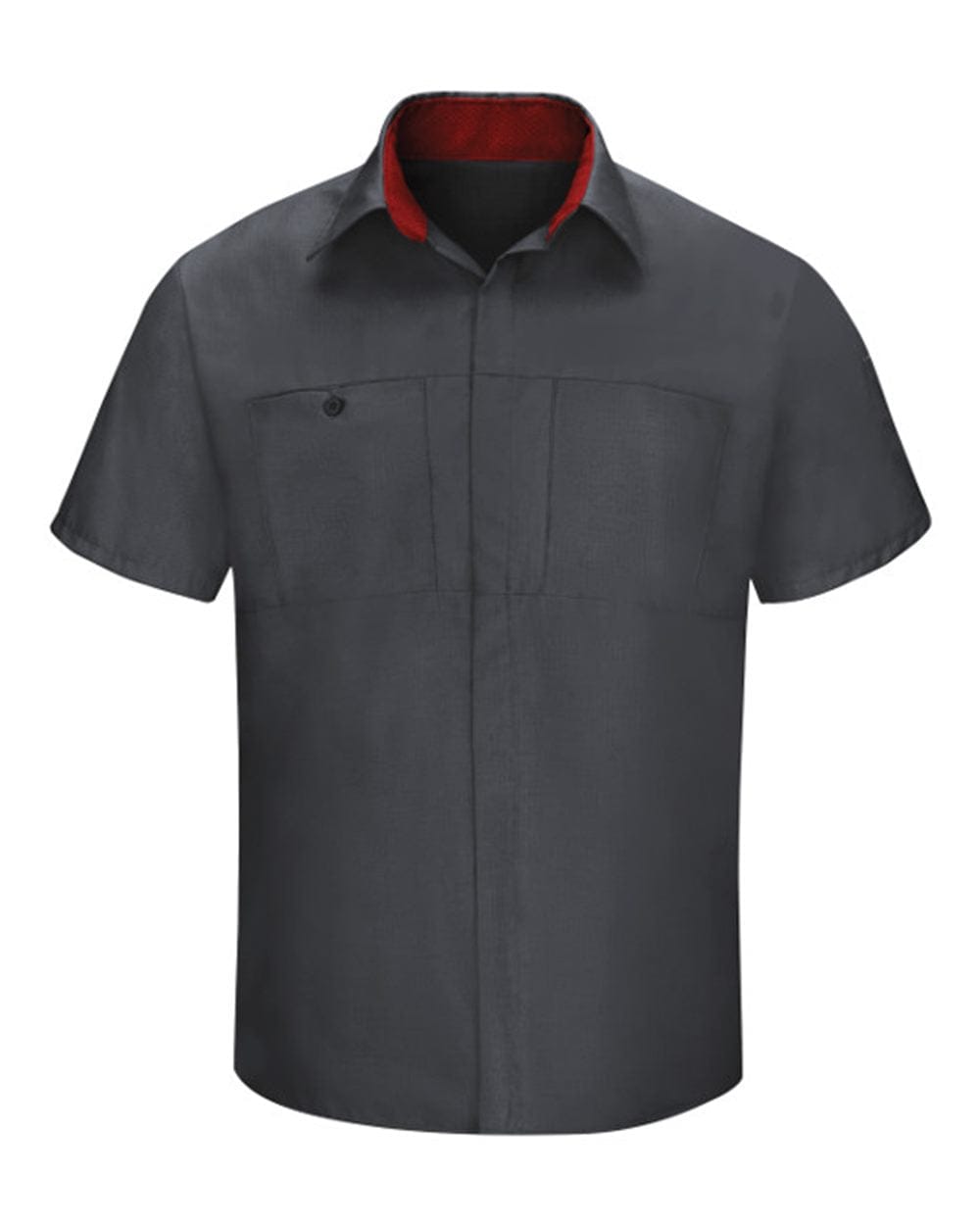 トップス WOOL RECYCLED POLYESTER CLOTH SHIRTS 4 Red Kap - Men's Short Sleeve Performance Plus Shop Shirt w