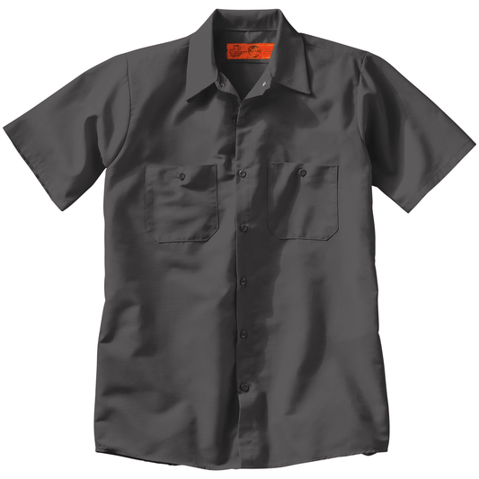 Red Kap Workwear Only S / Charcoal Red Kap - Industrial Short Sleeve Work Shirt