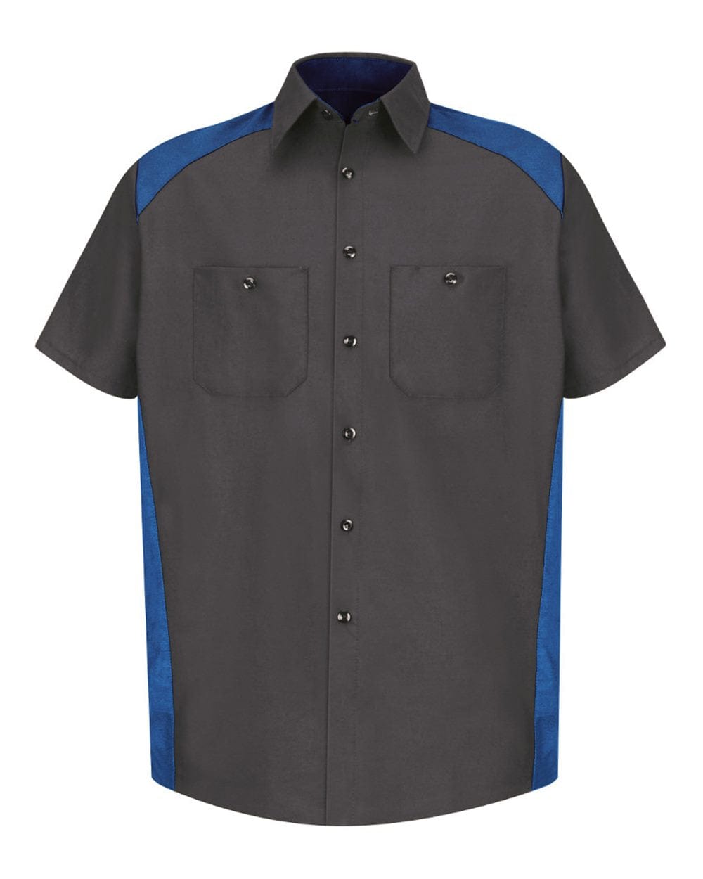 Red Kap Workwear Only S / Charcoal/Royal Red Kap - Short Sleeve Motorsports Shirt
