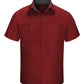 Red Kap Workwear Only S / Fireball Red/Charcoal Red Kap - Men's Short Sleeve Performance Plus Shop Shirt w/ Oilblok Technology