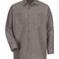 Red Kap Workwear Only S / Grey Red Kap - Industrial Long Sleeve Work Shirt