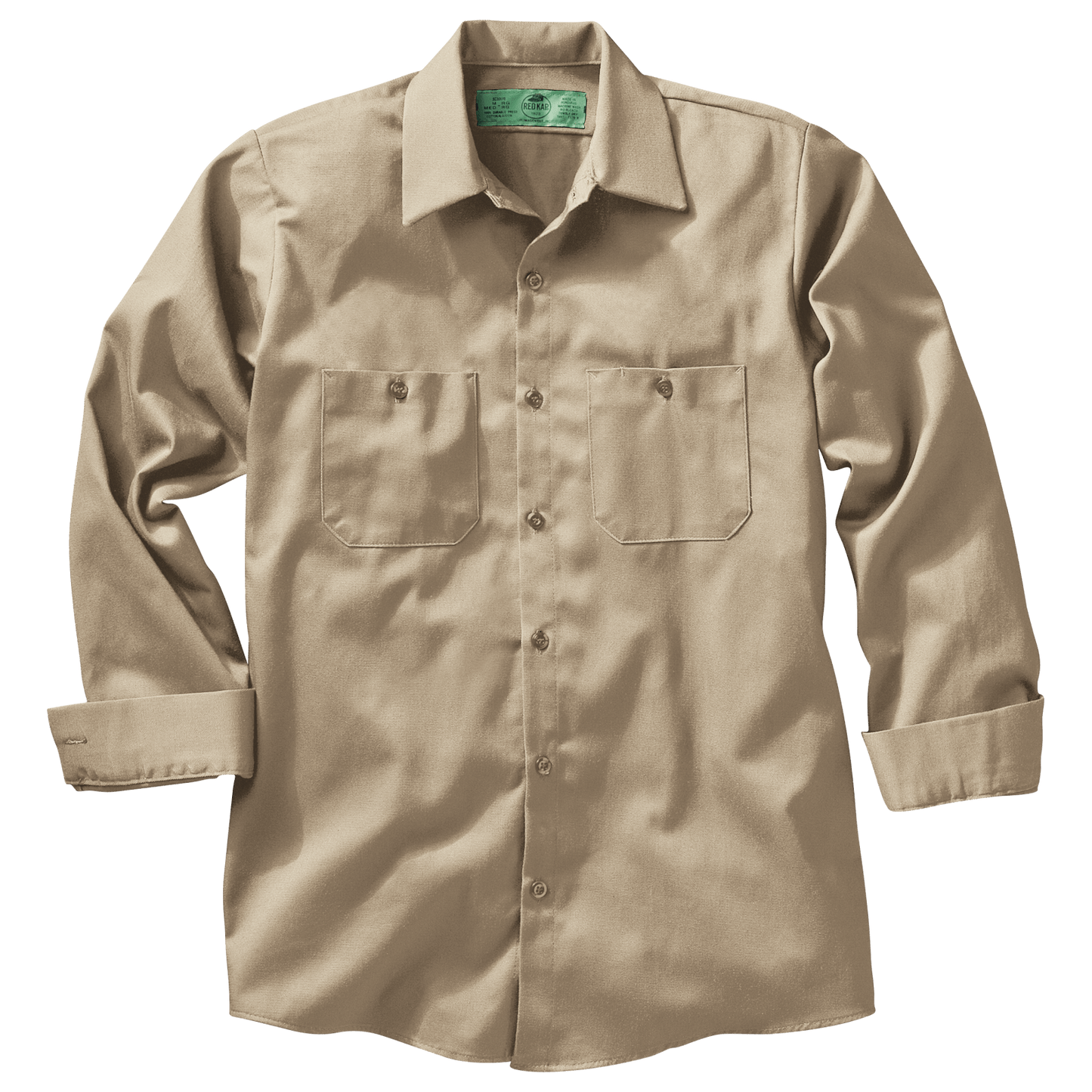 Red Kap Workwear Only S / Khaki Red Kap - Cotton Long Sleeve Uniform Shirt