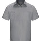 Red Kap Workwear Only S / Light Grey/Charcoal Red Kap - Men's Short Sleeve Performance Plus Shop Shirt w/ Oilblok Technology