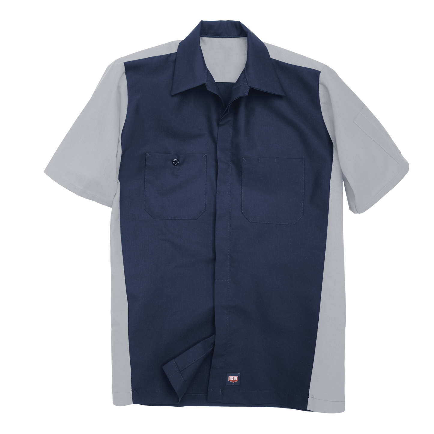Red Kap Workwear Only S / Navy/Grey Red Kap - Short Sleeve Automotive Crew Shirt