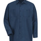 Red Kap Workwear Only S / Navy Red Kap - Industrial Long Sleeve Work Shirt