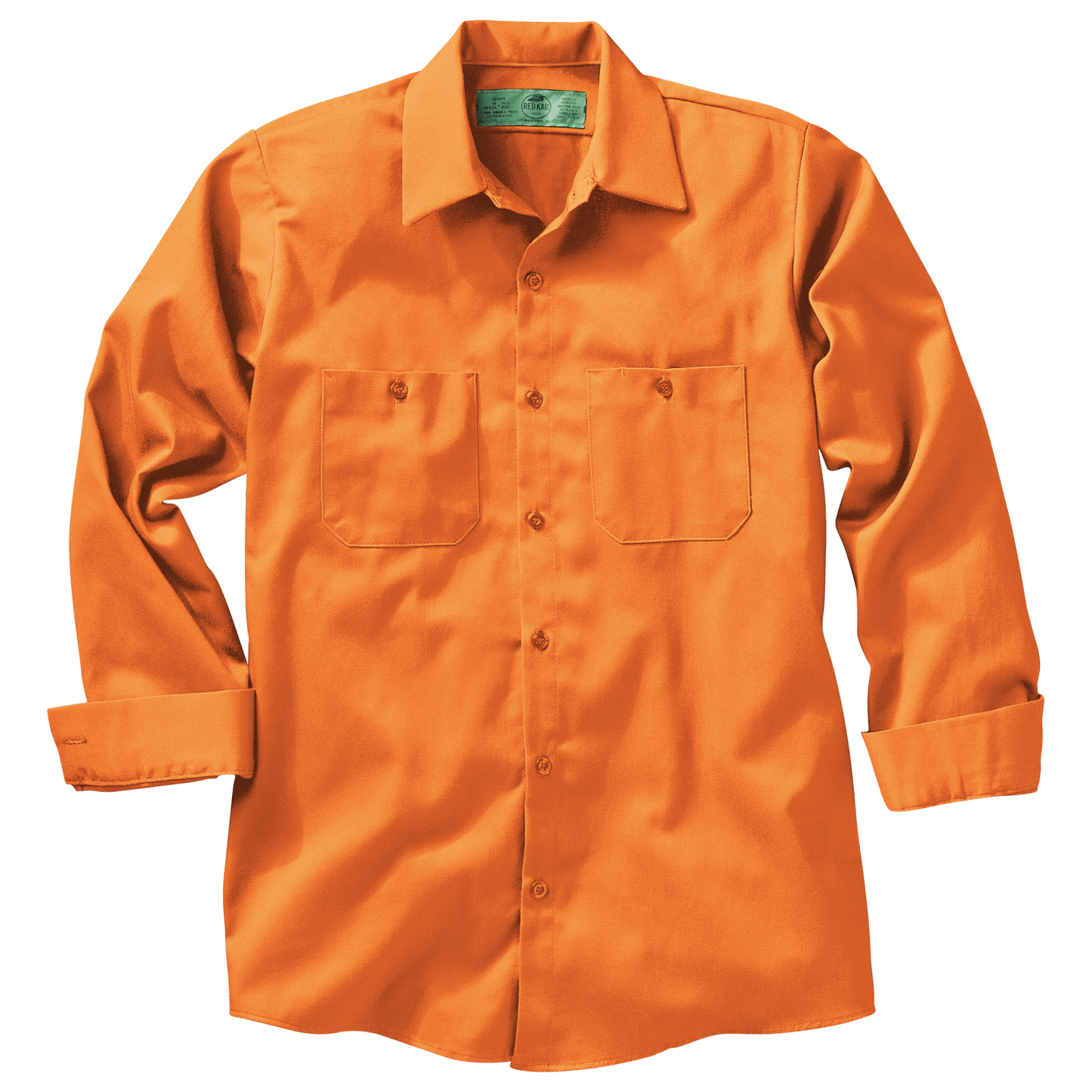 Red Kap Workwear Only S / Orange Red Kap - Cotton Long Sleeve Uniform Shirt