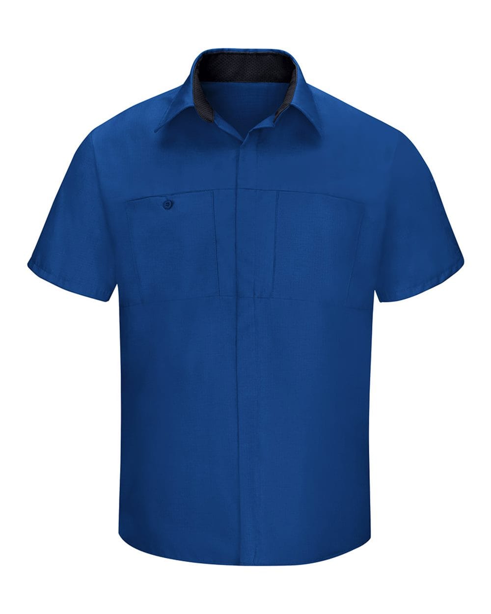 Red Kap Workwear Only S / Royal Blue/Black Red Kap - Men's Short Sleeve Performance Plus Shop Shirt w/ Oilblok Technology